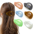 6 Pcs Flat Hair Clips for Women – Nonslip Duckbill Hair Clips, Strong Hold Styling Clips, Sectioning Duckbill Barrettes for Salon & Everyday Use (A)
