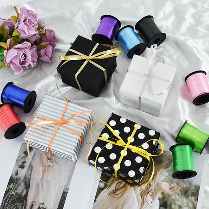 TONIFUL Curling Ribbon-12 Assorted Colors Balloon Curling Ribbons Set-240 Yards - Image 4
