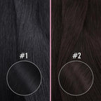 YoungSee 28Inch Nano Beads Hair Extensions Human Hair Dark Brown Nano Rings Human Hair Extensions Brown Nano-Tip Hair Extension 1g/s Nanolink Extension for Weddings 50s 50g