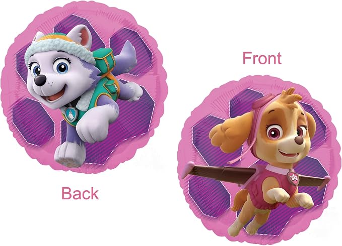Skye Everest 3rd Birthday Party Supplies Girl Paw Pups on Patrol Balloons - Image 2