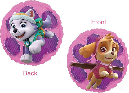Skye Everest 3rd Birthday Party Supplies Girl Paw Pups on Patrol Balloons - Image 2