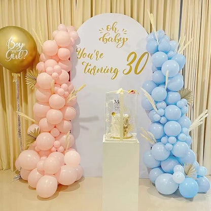 FOTIOMRG Blue Balloons 12 inch 50 Pack Light Blue Latex Party Balloons | - Image 5