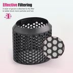 Outer Filter Cover Compatible with Dyson Airwrap Hair Styler with Filter Cleaning Brush HS01 HS05 Magnetic Filter Cage Replacement Parts