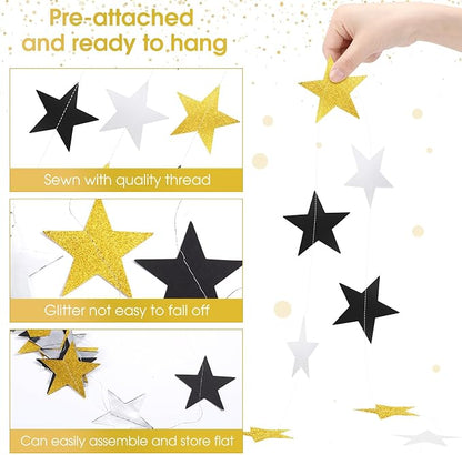 Patelai 130 ft Star Garland Banner Decor - Image 3