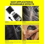SEVICH Hair Color Stick For Gray Roots - Instantly Cover Grey Hair Dye Comb,Waterproof And Sweatproof, Four Toothed Comb Design, For Carrying Around,8ml(Black)