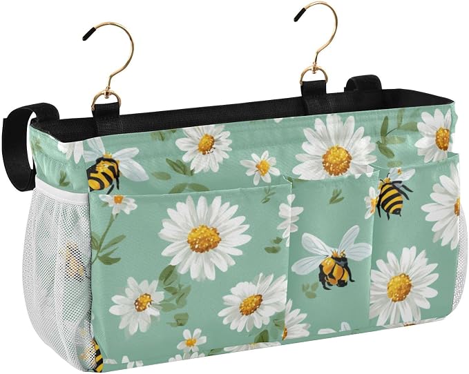 Bedside Caddy Hanging Bunk Bed Caddy Bed Organizer Hanging Pocket - Image 2