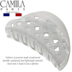 Camila Paris CP3203 French Hair Clip for Women With Thick, Long, Curly, or Wavy Hair - Girls Claw Jaw Clips, Durable Styling Big Claw for Strong Hold, No Slip Grip - Made in France