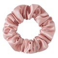 100% Mulberry Silk Hair Scrunchie, Red - 1 Count, No Frizz Damage for Sleep and Women