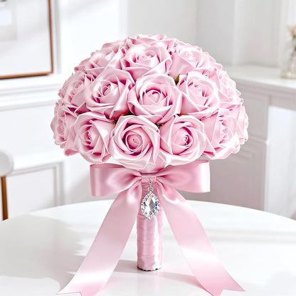 KINGLAKE Pink Satin Ribbon - Image 4