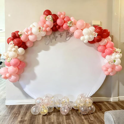 Pink and White Balloons for Baby Shower Bridal Shower Birthday Decorations | - Image 4
