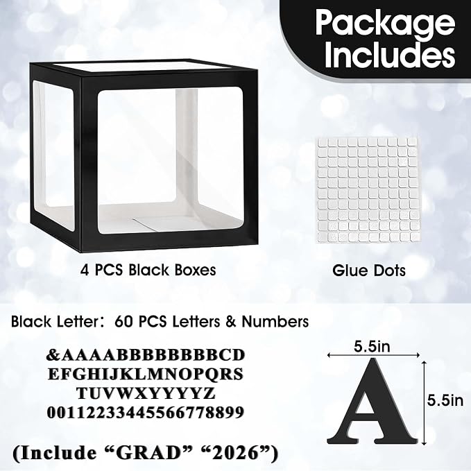 Ledido Transparent Balloon Boxes - Image 2