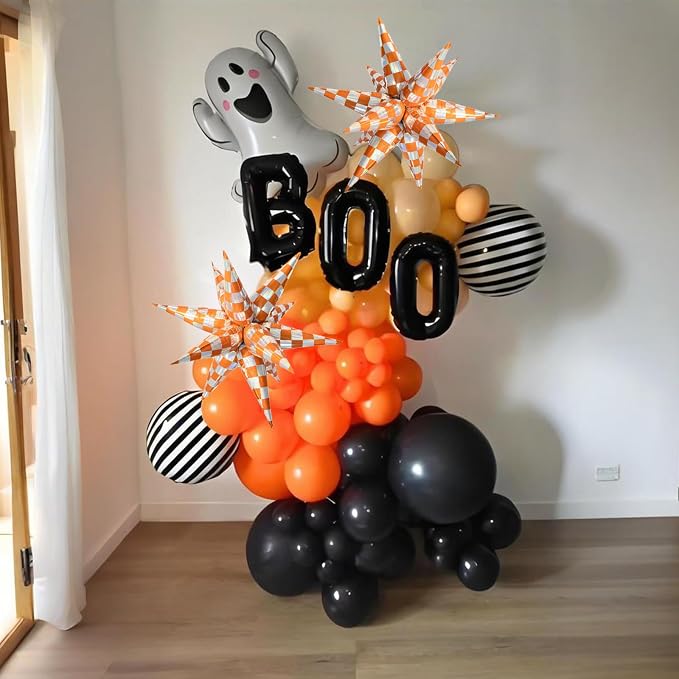 Orange Gingham Balloons Check Balloons Disco Ball Balloons Showgirl Life Party - Image 3