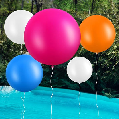 Gejoy 24 Pcs Pool Giant Balloons 36/24/18 Inch Jumbo Large Big Latex Balloons - Image 7