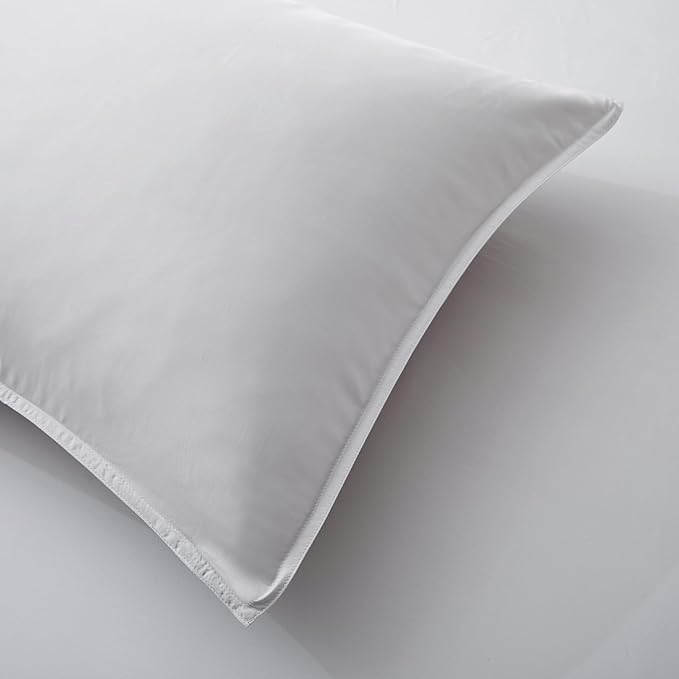Luxury Bamboo Market | Queen Envelope Pillowcase Set | 100% Viscose Made from Bamboo | Organically Grown | Ultra Soft | Cooling | 2pcs [Dove Grey]