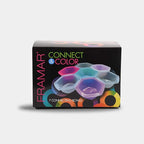 FRAMAR Connecting Hair Dye Bowl Set – Hair Color Bowls For Hairstylist, Salon Color Bowls, Hairstylist Essentials, Interlocking Feature – 7 Pack