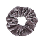 LOOKSEVEN Scrunchies for Hair Women, 5PCS Bandana Scrunchy Hair Ties, Flannel (Cotton, One size fits all, 5 colors)