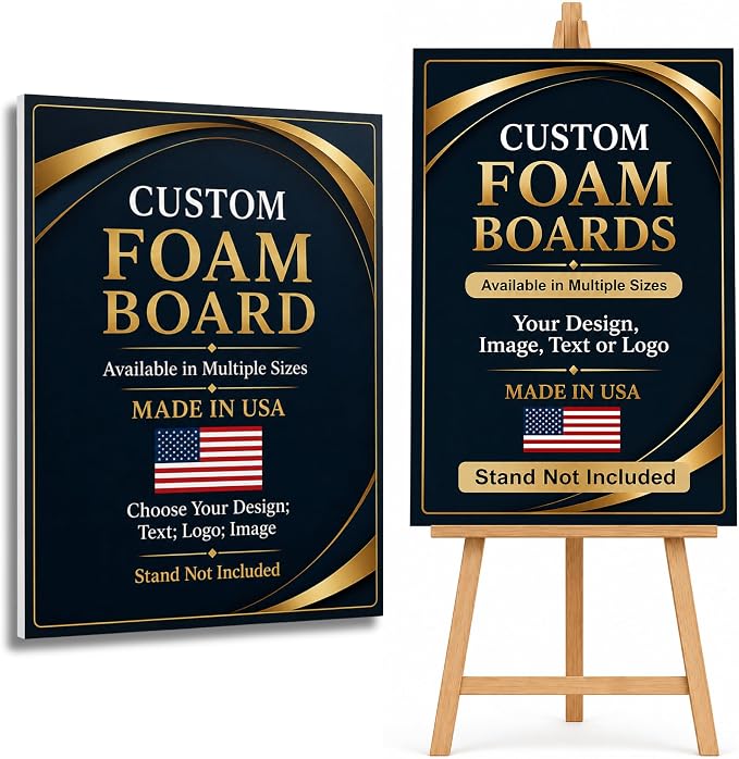 Custom Poster Boards by BCB Print | Personalized Foam Display Sign | by BCB