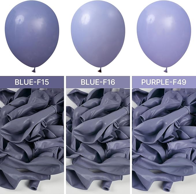PartyWoo Dusty Purple Balloons 140pcs Lavender Lilac Boho Neutral Color | 18 12 - Image 5