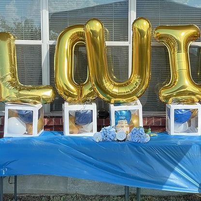 40 Inch Letter Foil Balloons Gold - Image 4
