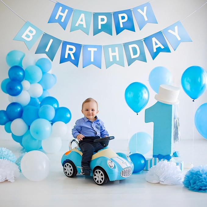 Happy Birthday Banner Birthday Party Banner NO DIY Happy Birthday Sign | - Image 5