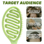 Candy Brush Scented Detangling Hair Brush for Wet or Dry Hair, Professional Vented Brush for Thick, Coarse & Curly Hair for Women and Girl. Eliminates Knots & Scalp Massage, Idea Gift