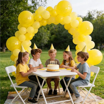 Yellow Balloons Birthday Party Balloons - Image 4