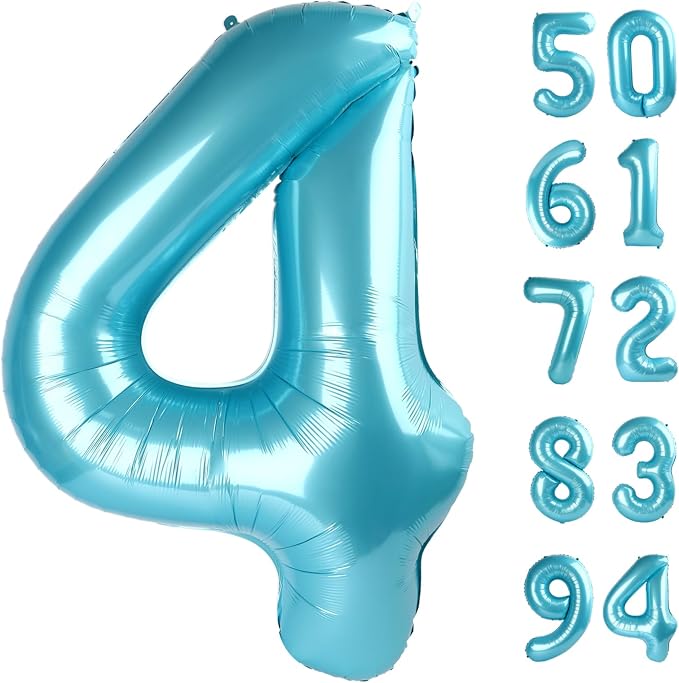 Pastel Blue 4 Balloon by IWERP