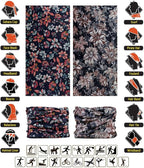 Headband Neck Gaiter Head Wrap Headwear Face Mask Magic Scarf Bandana for Men and Women