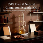 SU JUABA Cinnamon Essential Oil 4 Oz, 100% Pure Natural for Diffuser, Massage, Skin Care, Aromatherapy, DIY Candles, Soaps & Home Cleaning - 118ML