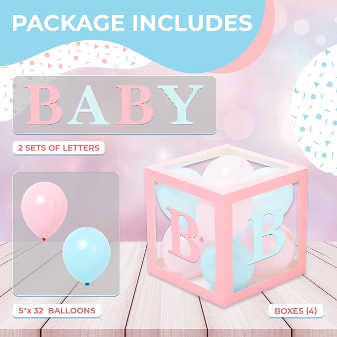 44-Piece Baby Shower Decorations - Image 3