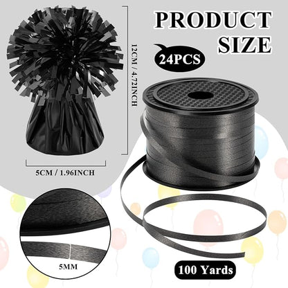 24 PCS Balloon Weights Metallic Anchor, Balloon Holder Heavy Weights | - Image 2