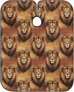 Extra Long Hair Cutting Salon Cape, Haircut Apron Lions Animal King Hair Cutting Cloak for Hair Dye