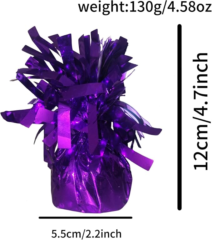 Balloon Weights, 12 Pieces, Weight 0.36Lb | Aluminum Foil, Suitable - Image 2