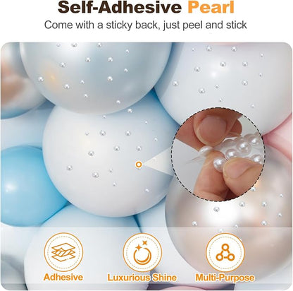 820Pcs Self Adhesive Pearl Stickers - Image 2