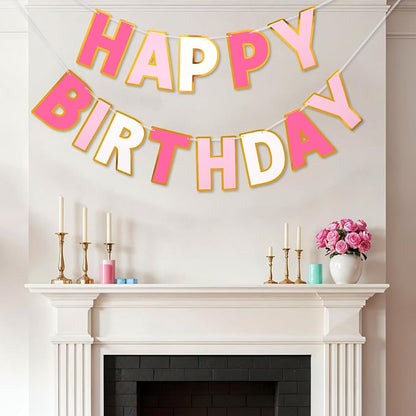 Pre-Strung Happy Birthday Banner - Image 5