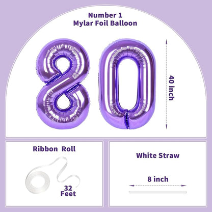 Number Balloons for Birthday Decorations - Image 2