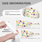 Easter Bunny & Eggs Style Sports Headband for Men Women Moisture Wicking Sweatband for Basketball, Running, Gym