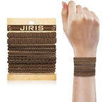 JIIRS 10PCS Boho Hair Ties,Elastic Bracelets,Elastic Hair Ties, Hair Bands For Ponytails,Ponytail Holder for Thick or Thin Hair,Boho Hair Bracelets No-Damage For Daily Life, Sport, Working(Set2)