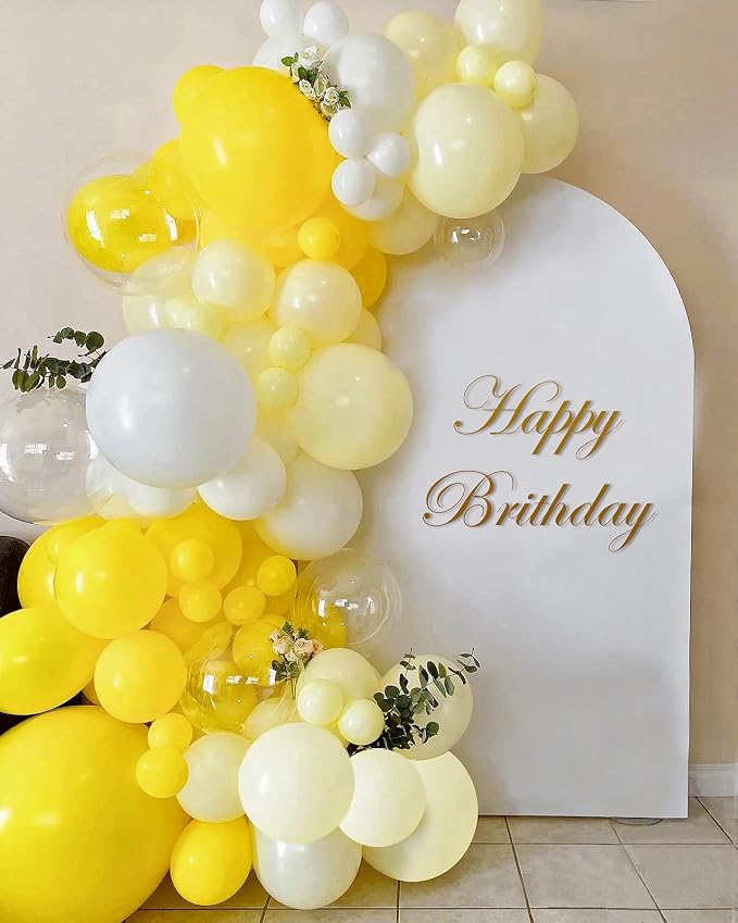 FOTIOMRG Yellow Balloons 12 inch, 50 Pack Yellow Party Balloons Good Quality - Image 2