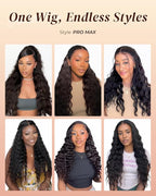 Arabella 13x6 Deep Curly Human Hair Wig 210% Density Curly Wigs Human Hair 100% Glueless Lace Front Wig 12a Pre Plucked Bleached Pre-Cut Wigs (22inch,13x6 deep curly wig)