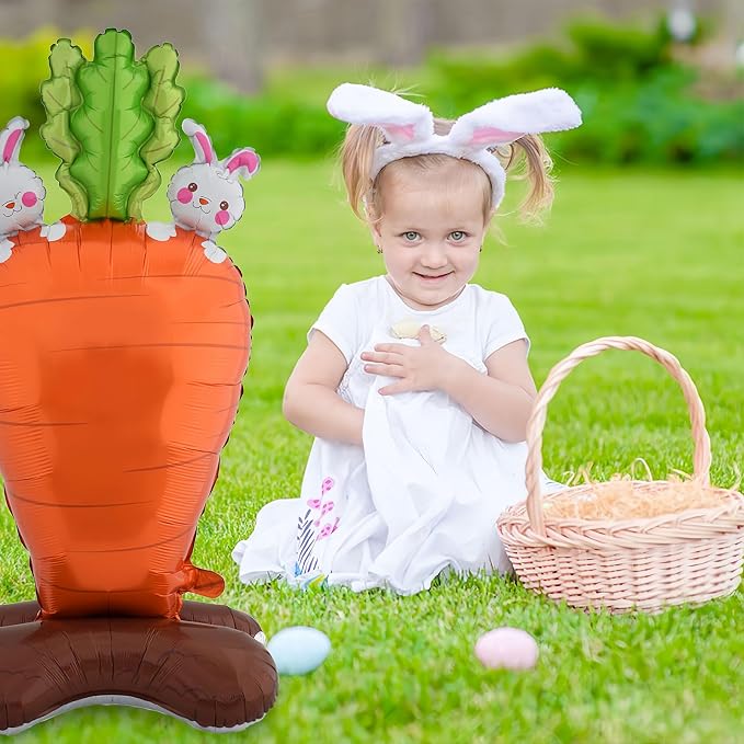 2Pcs Easter Carrot Balloons for Easter Decorations - Image 7