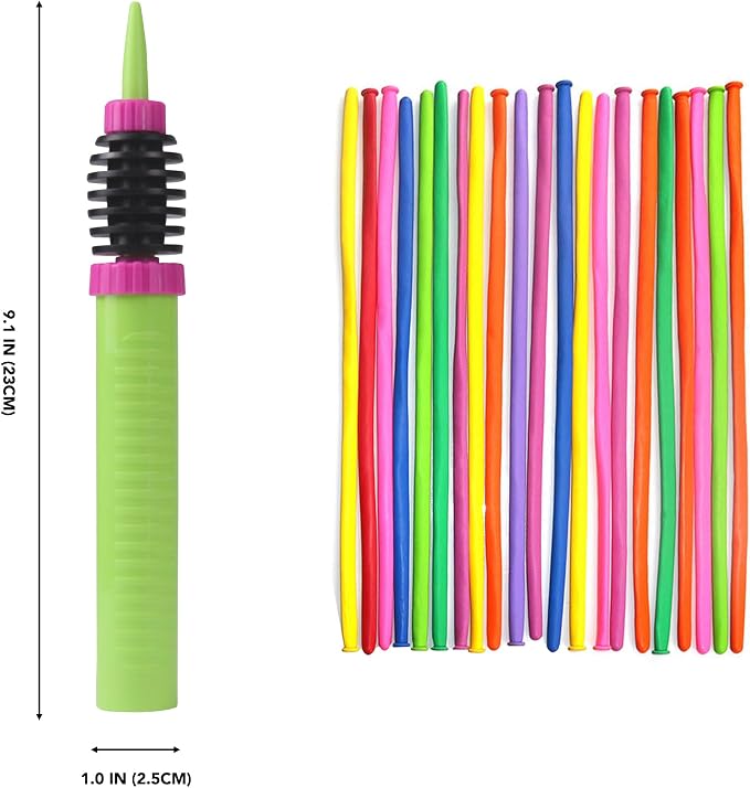 Balloon Pump Handheld Two-Way Dual Action Balloon Inflator Pumping - Image 3
