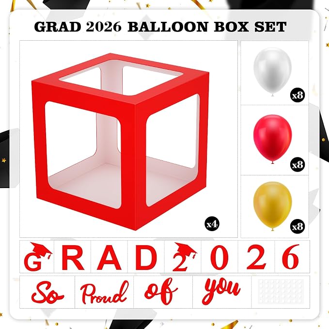 2026 Graduation Party Decorations, Class of 2026 Party Supplies - Image 3