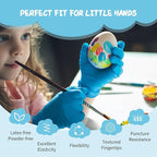PROMEDIX P Kids Gloves Disposable for 6-10 Years,100PCS Nitrile Gloves for Crafting,Cooking,Latex-Free,Powder-Free