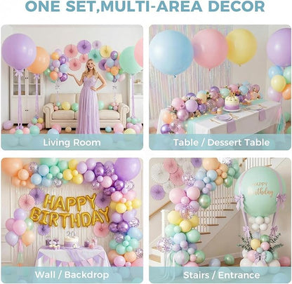 LovesTown 12 PCS Pastel Large Balloons, 36 Inch Latex Giant Balloons - Image 4