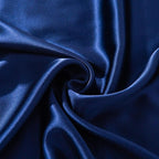 SLPBABY 100% Natural Pure Silk Pillowcase for Hair and Skin, Both Side 19 Momme Silk, Luxury Smooth Satin Pillowcase Cover with Hidden Zipper (King, Navy Blue)