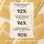 MAREE V Line Lifting Mask with 24K Gold – Deep Collagen Face Mask for Women – Jawline Shaper Mask with Retinol & Hyaluronic Acid – Neck Tightening & Firming – Double Chin Strap for Face Lift