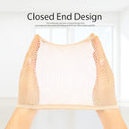 Fandamei Wig Cap, 6PCS Light Brown Mesh Wig Cap, Closed End Hair Mesh Net, Liner Weaving Caps for Women, Men, Kids, Wig Caps for Halloween, Cosplay