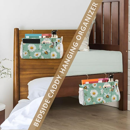 Bedside Caddy Hanging Bunk Bed Caddy Bed Organizer Hanging Pocket - Image 7