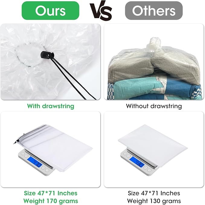 Large Balloon Bags for Transport 4 Pack, Big Drawstring Plastic Balloon Storage - Image 4